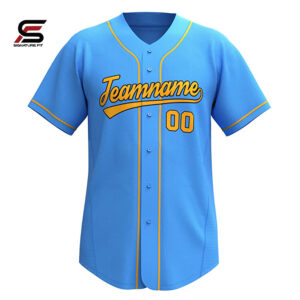 Button down baseball jersey